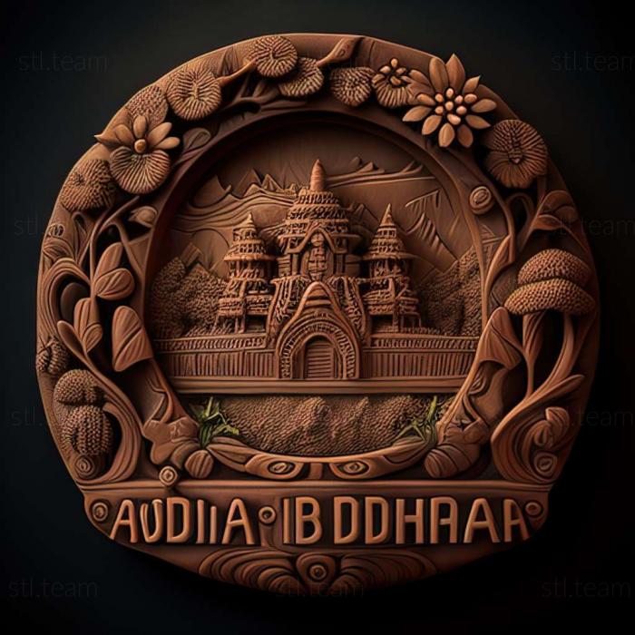 3D model Bodh Gaya (STL)